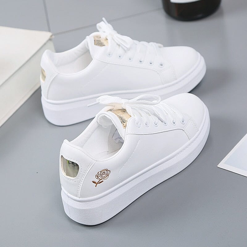 Orthopedische Witte Dames Sneakers