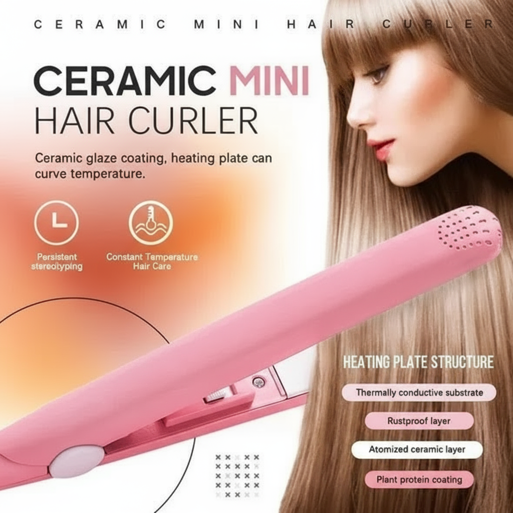 Mini Krultang met Keramische Coating