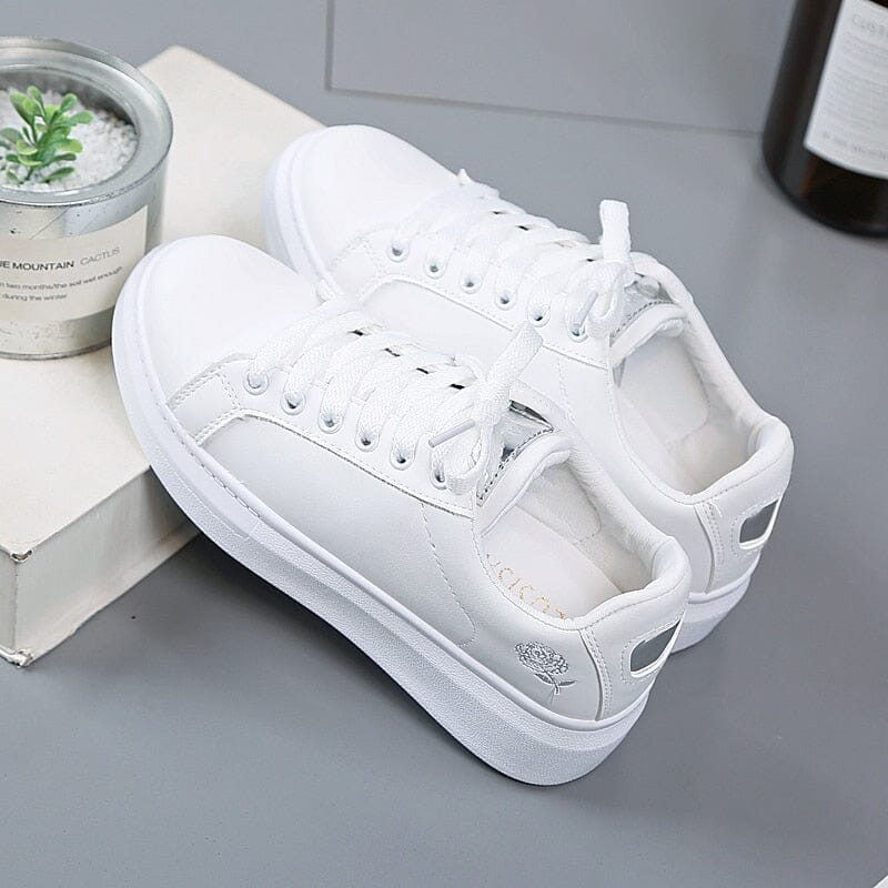 Orthopedische Witte Dames Sneakers